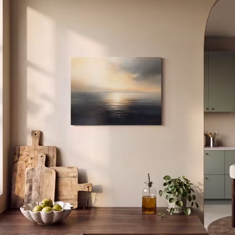 Akoestisch schilderij - Zon - Horizon - Zee — 3