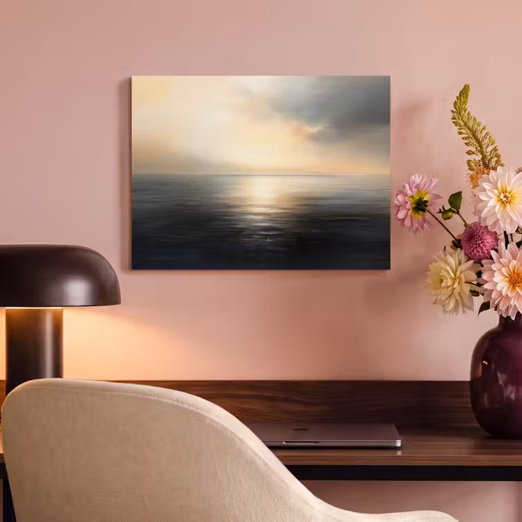 Akoestisch schilderij - Zon - Horizon - Zee — 4