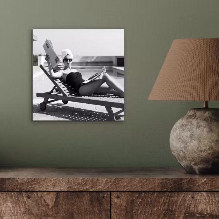 Aluminium schilderij - Glamour - Modern - Zwart - Wit — 3