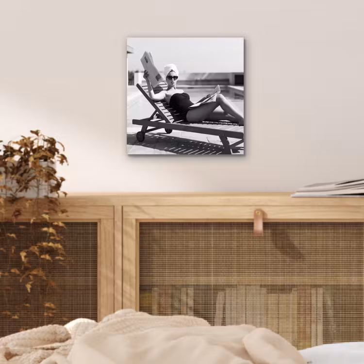 Aluminium schilderij - Glamour - Modern - Zwart - Wit — 4