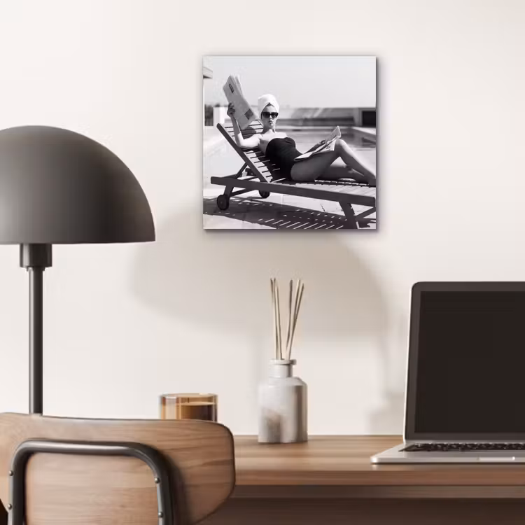 Aluminium schilderij - Glamour - Modern - Zwart - Wit — 6