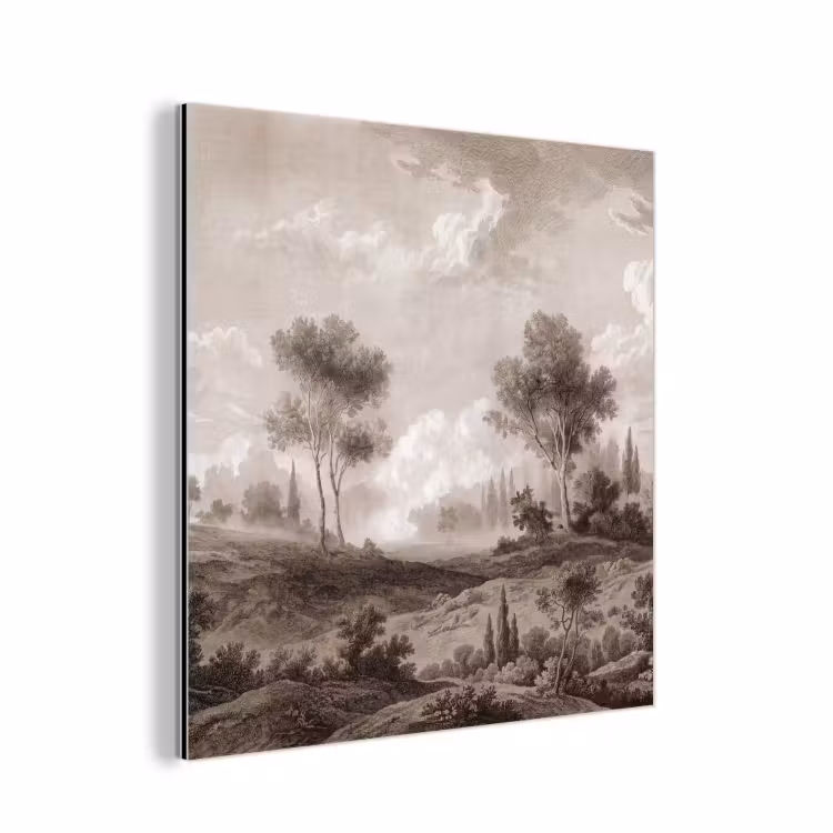 Aluminium schilderij - Klassiek - Landschap - Neutraal — 1