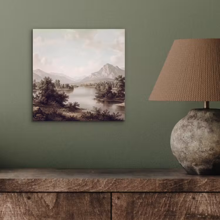 Aluminium schilderij - Klassiek - Landschap - Sereen — 3