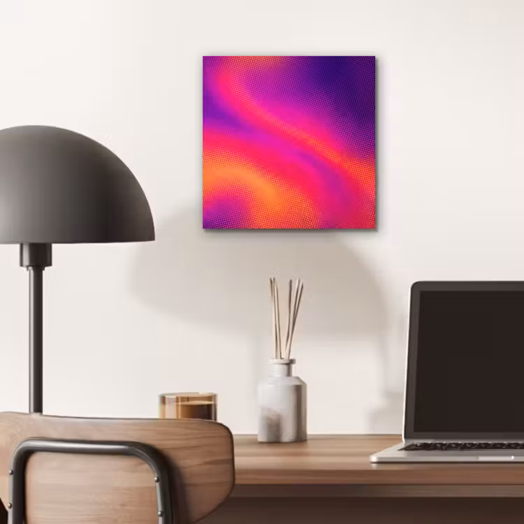 Aluminium schilderij - Abstract - Patroon - Kleurverloop — 6