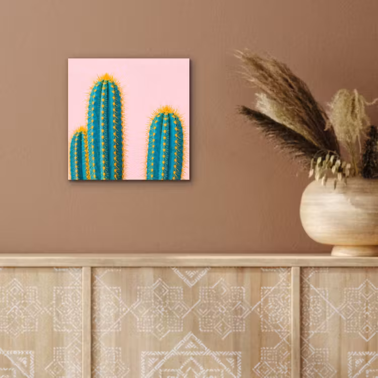 Aluminium schilderij - Cactussen - Modern - Pastel — 5