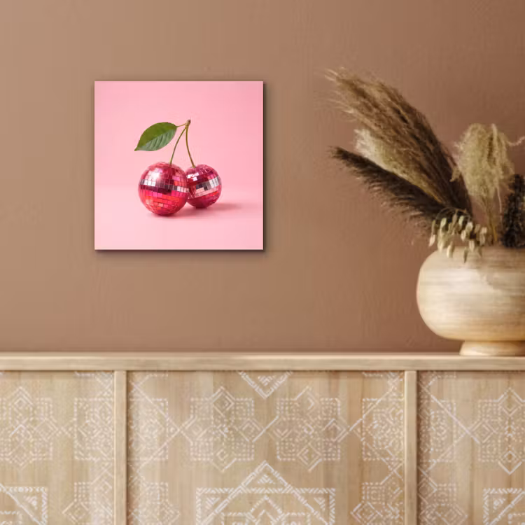 Aluminium schilderij - Disco - Kersen - Roze — 5