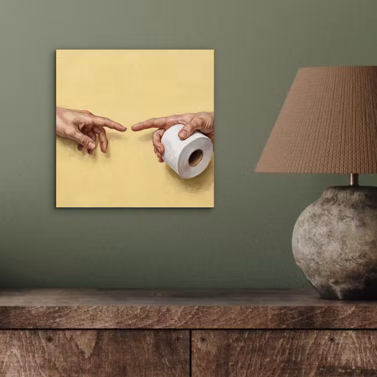 Aluminium schilderij - Klassiek - Kunst - Humor — 3
