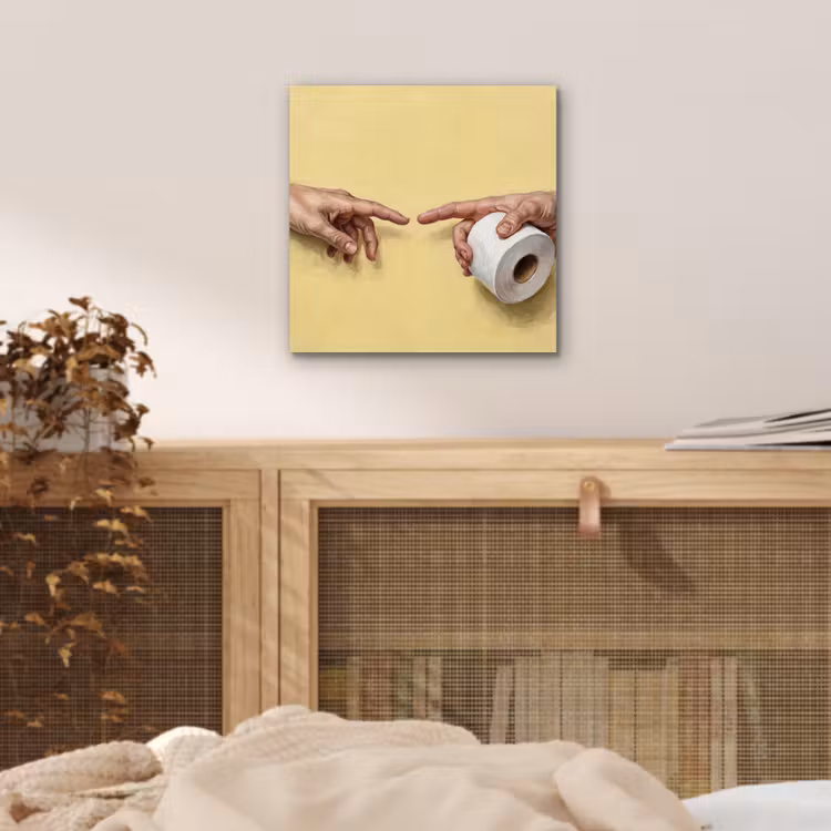 Aluminium schilderij - Klassiek - Kunst - Humor — 4