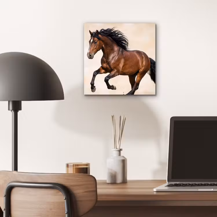 Aluminium schilderij - Paard - Galop - Energie — 6