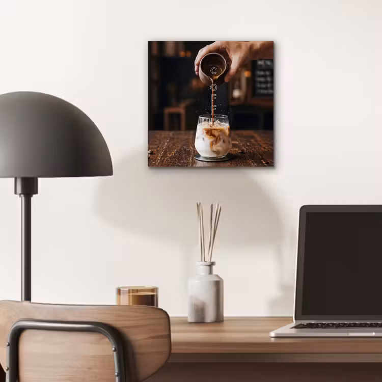 Aluminium schilderij - Espresso - Melk - Café — 6