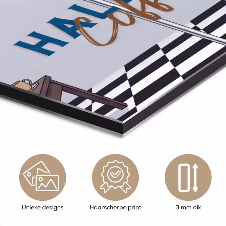 Aluminium schilderij - Half human, Half Coffee - Infuus - Koffie — 7