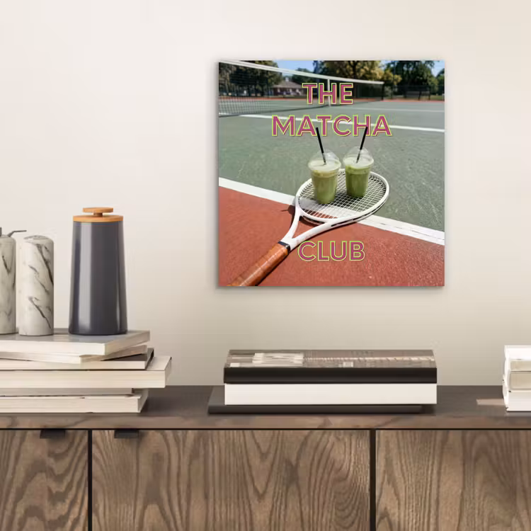 Aluminium schilderij - Matcha Club - Tennis - Matcha — 2
