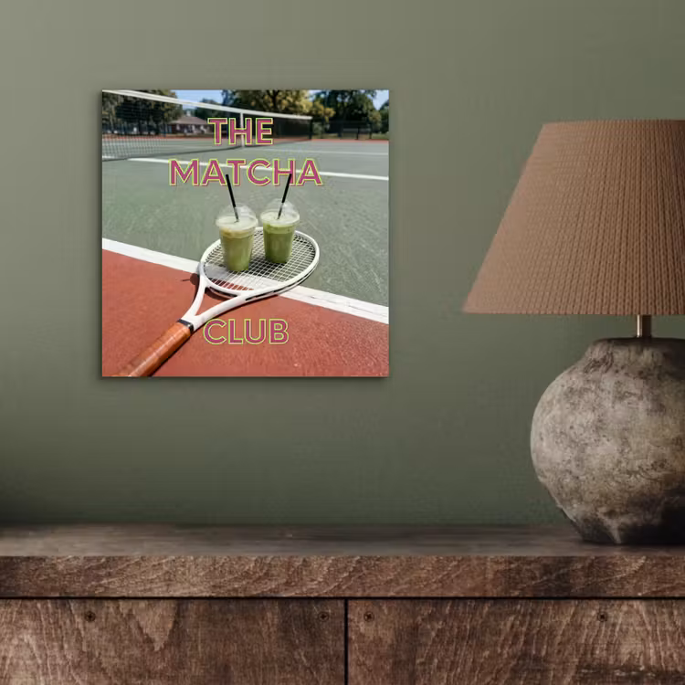 Aluminium schilderij - Matcha Club - Tennis - Matcha — 3