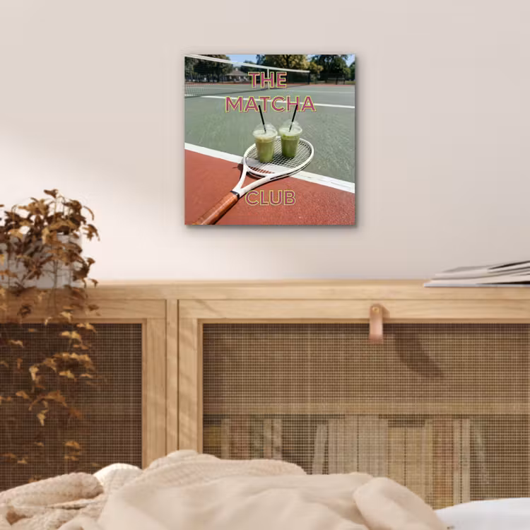 Aluminium schilderij - Matcha Club - Tennis - Matcha — 4