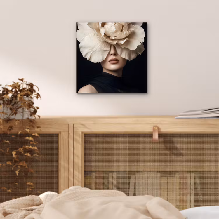 Aluminium schilderij - Roos - Tijdloos - Zwart — 4
