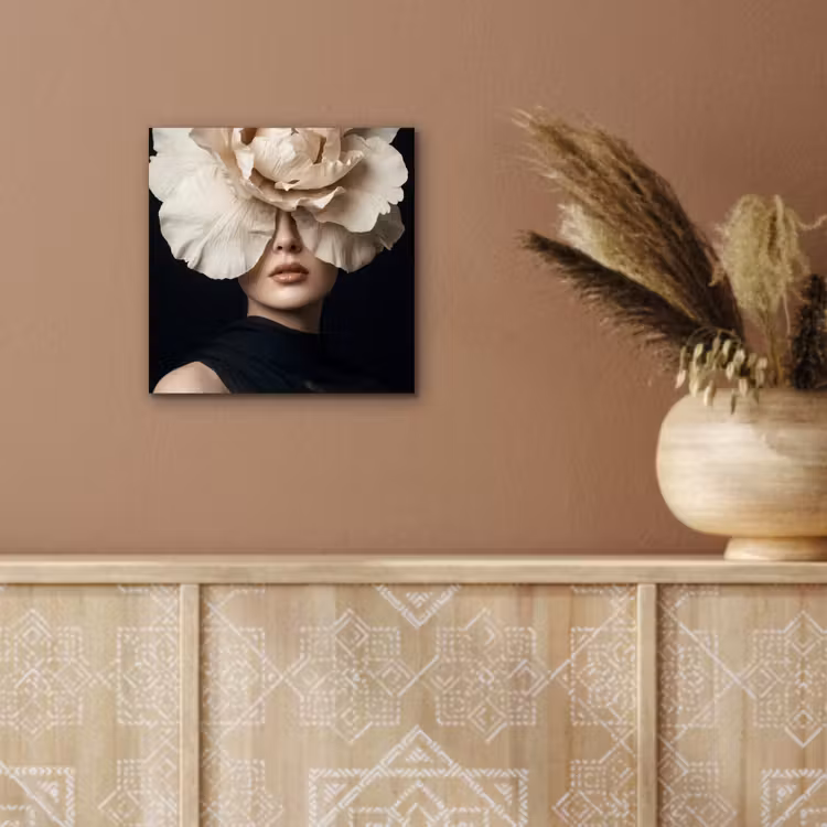 Aluminium schilderij - Roos - Tijdloos - Zwart — 5