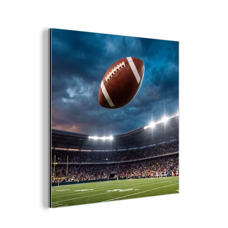 Aluminium schilderij - Football - Bal - Stadion - Sport — 1