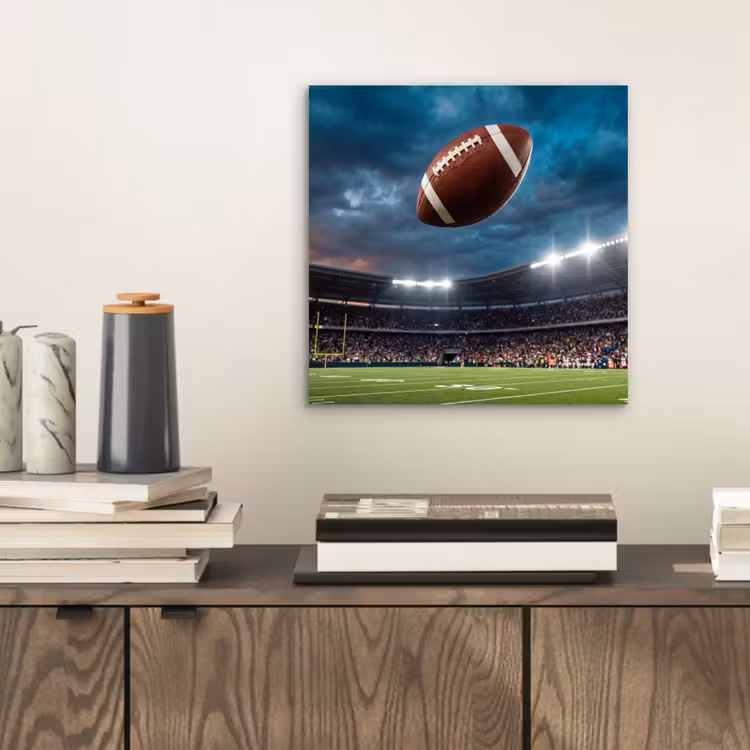 Aluminium schilderij - Football - Bal - Stadion - Sport — 2