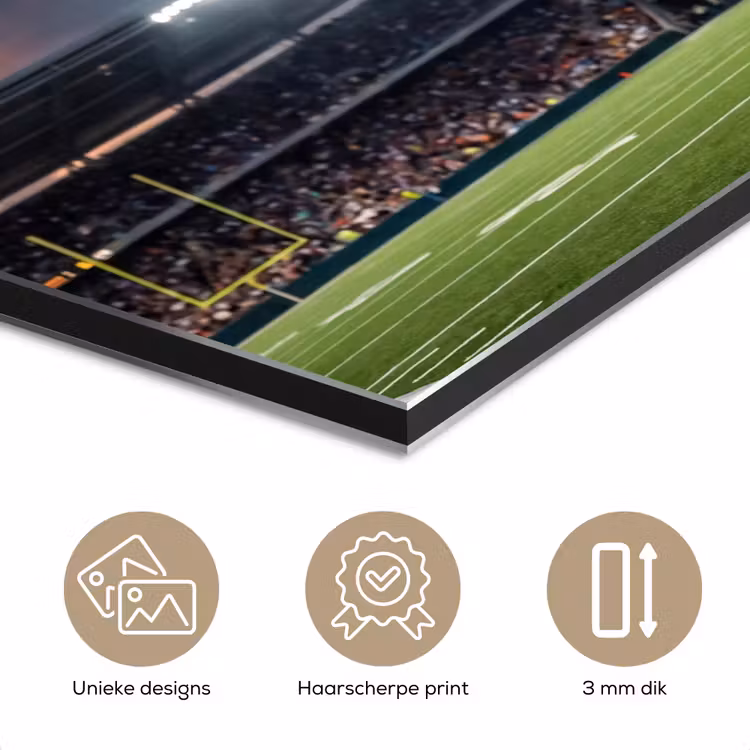 Aluminium schilderij - Football - Bal - Stadion - Sport — 7