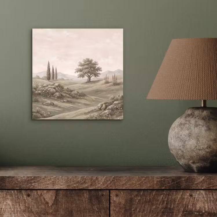 Aluminium schilderij - Heuvellandschap - Bomen - Natuur - Groen — 3