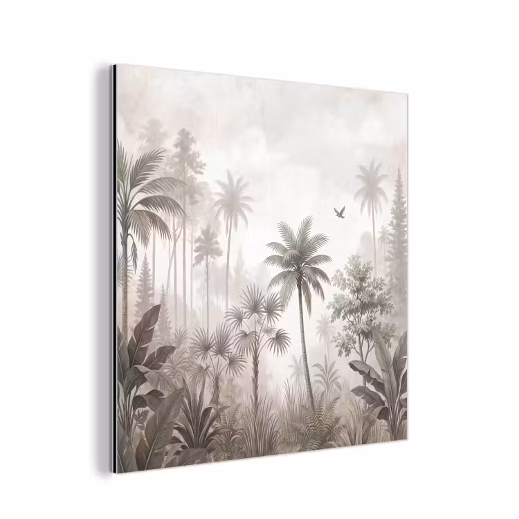 Aluminium schilderij - Jungle - Palmbomen - Natuur — 1