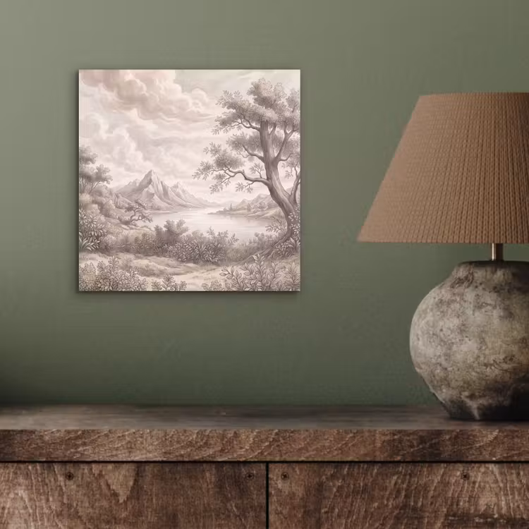 Aluminium schilderij - Landschap - Bergen - Meer - Natuur — 3