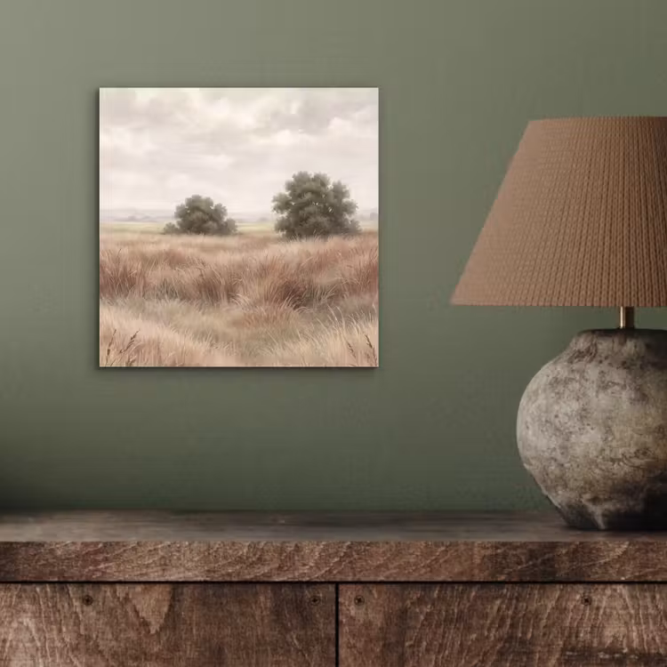 Aluminium schilderij - Landschap - Minimalistisch - Beige — 3