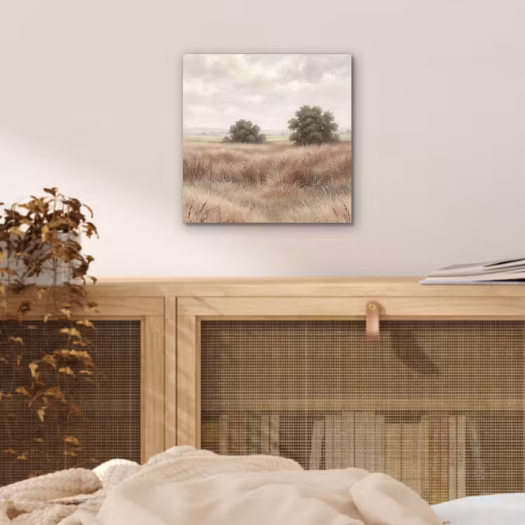 Aluminium schilderij - Landschap - Minimalistisch - Beige — 4