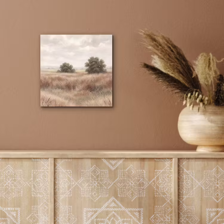 Aluminium schilderij - Landschap - Minimalistisch - Beige — 5