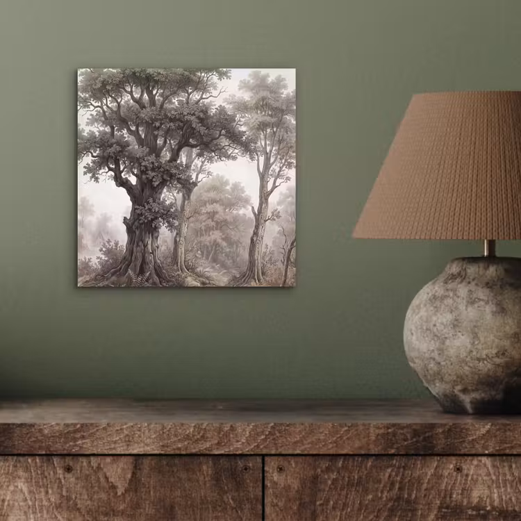 Aluminium schilderij - Natuur - Bos - Eik — 3
