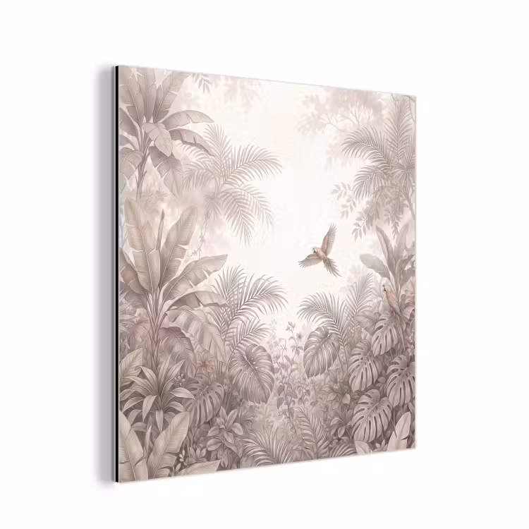 Aluminium schilderij - Papagaai - Jungle - Tropisch — 1