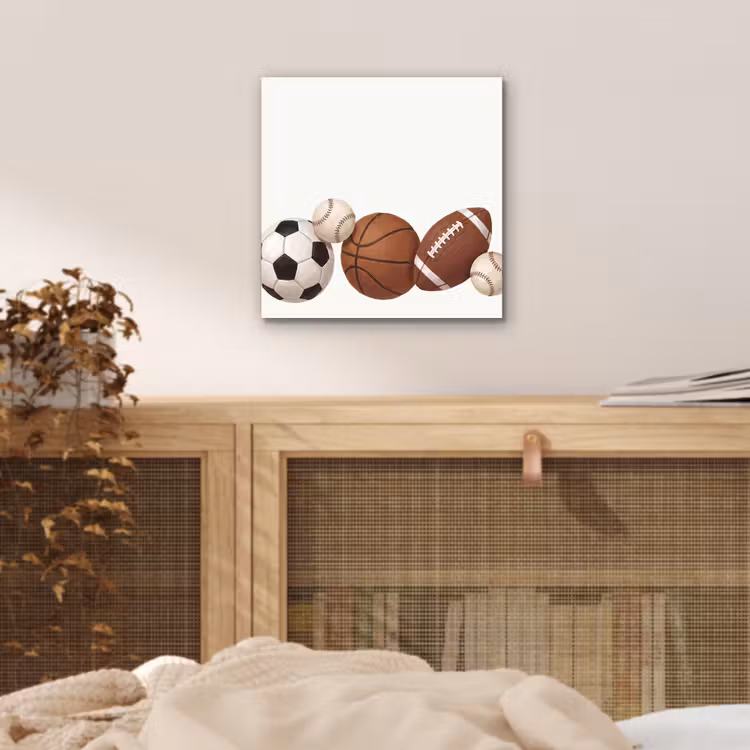 Aluminium schilderij - Sport - Ballen - Illustratie — 4