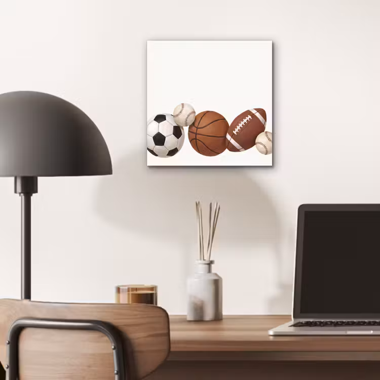 Aluminium schilderij - Sport - Ballen - Illustratie — 6