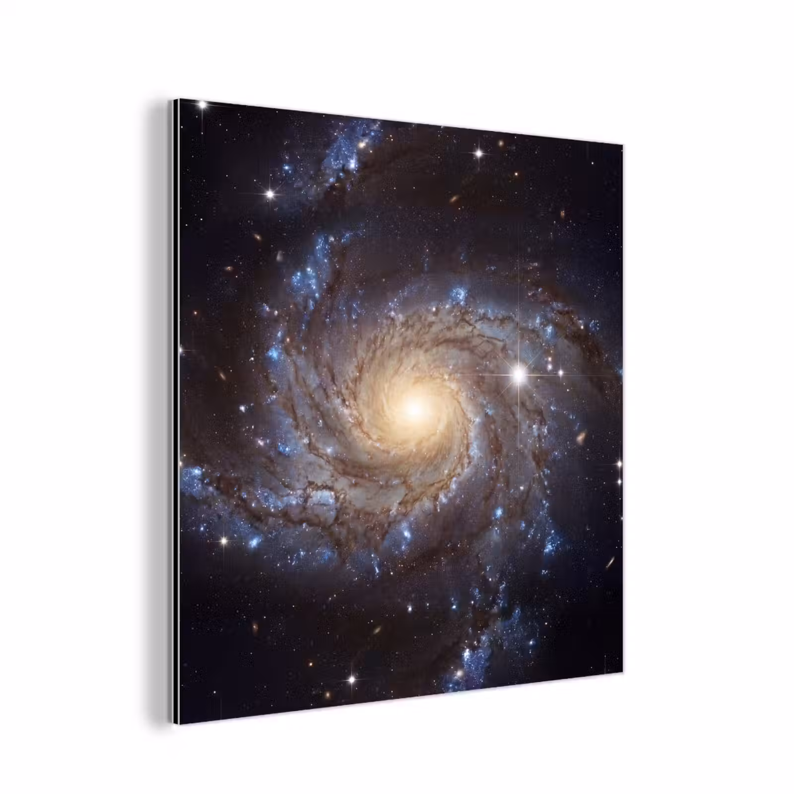 Aluminium schilderij - Kosmos - Sterrenstelsel - Donker — 1