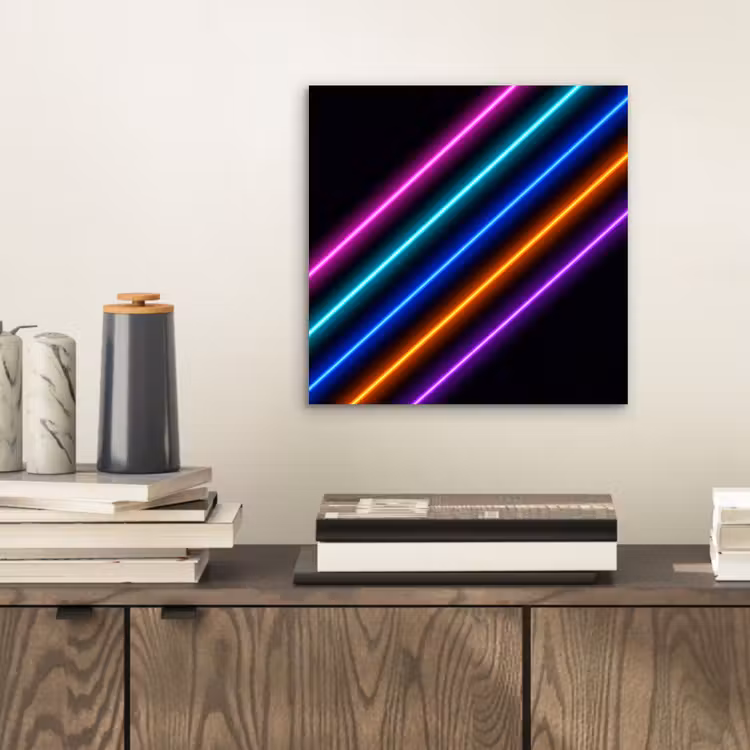 Aluminium schilderij - Esthetiek - Retro - Neon — 2