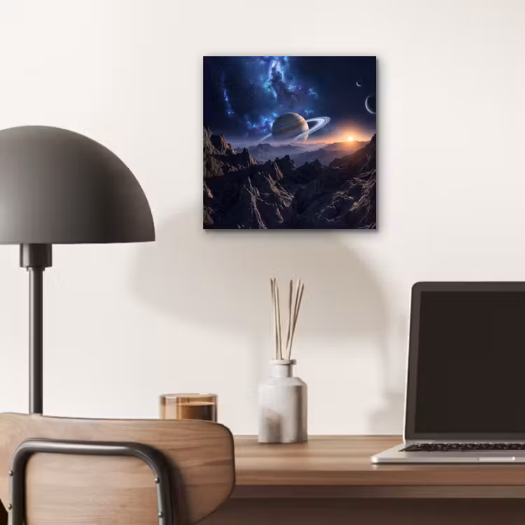 Aluminium schilderij - Fantasy - Kosmos - Landschap — 6
