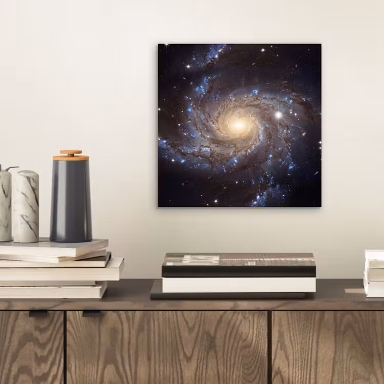 Aluminium schilderij - Kosmos - Sterrenstelsel - Donker — 2