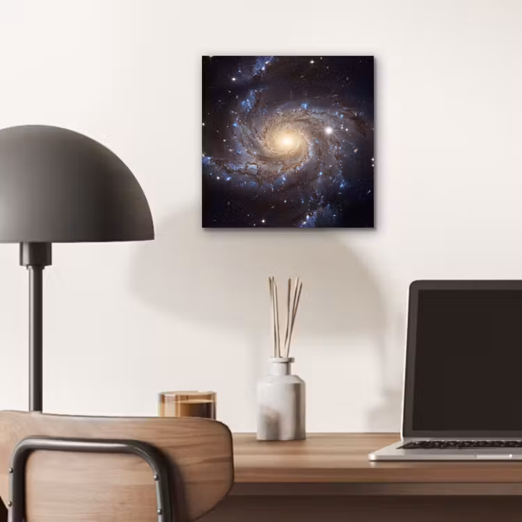 Aluminium schilderij - Kosmos - Sterrenstelsel - Donker — 6