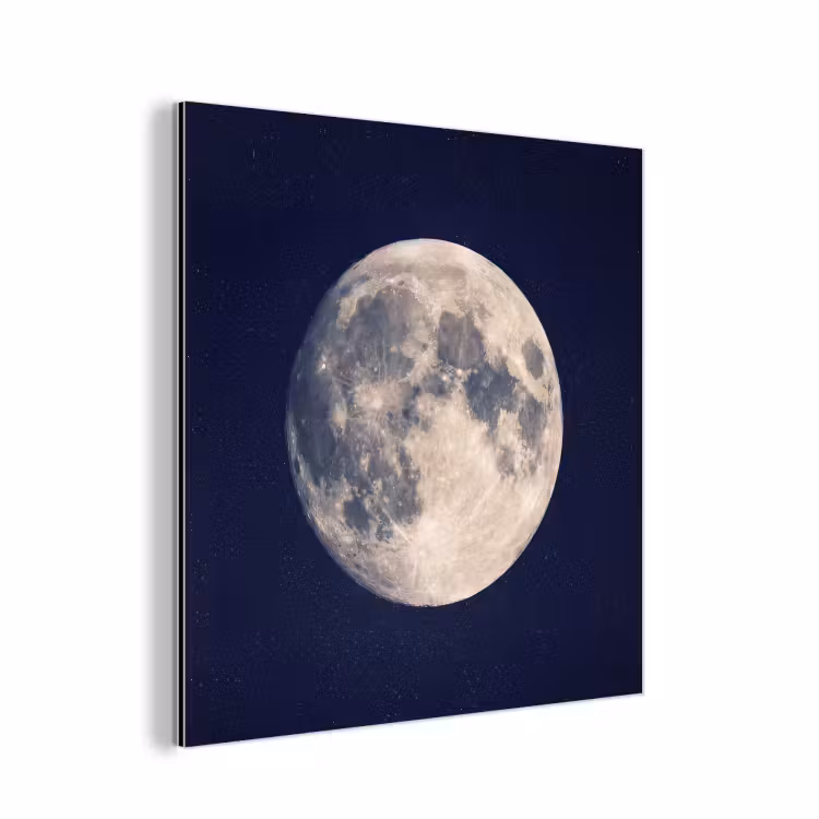 Aluminium schilderij - Ruimte - Maan - Kosmos — 1