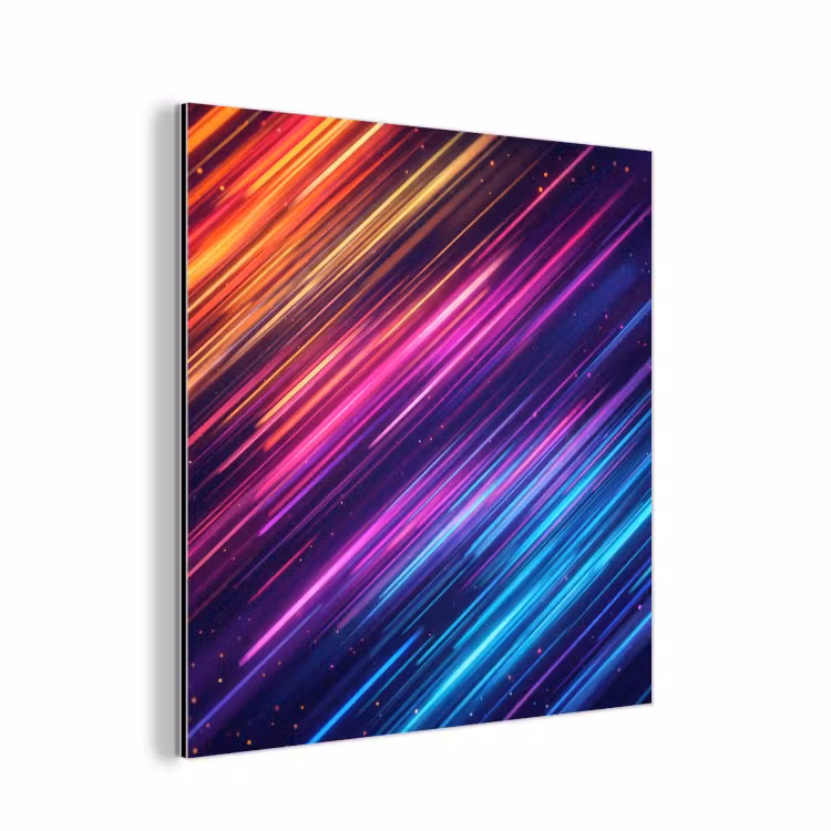 Aluminium schilderij - Snelheid - Kosmos - Kleurrijk — 1