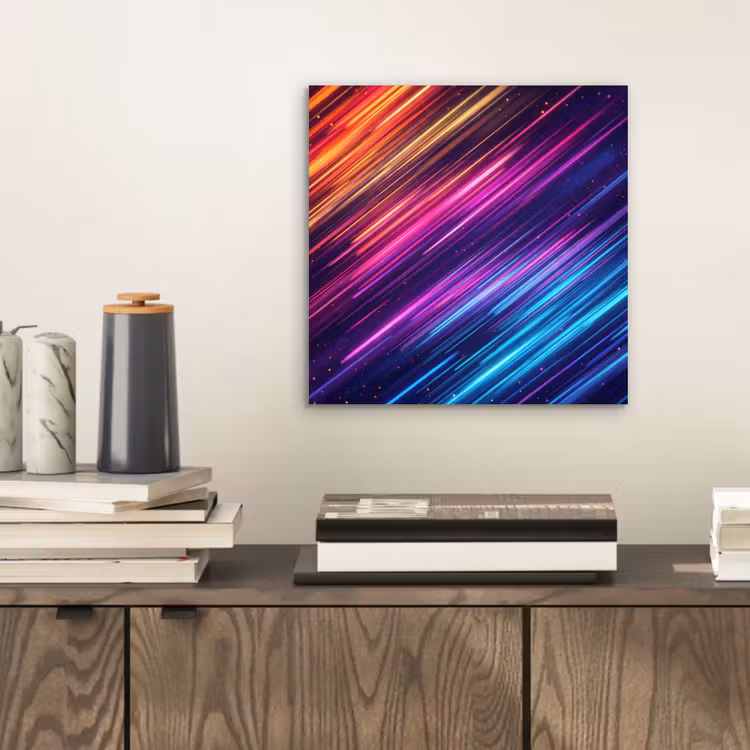 Aluminium schilderij - Snelheid - Kosmos - Kleurrijk — 2