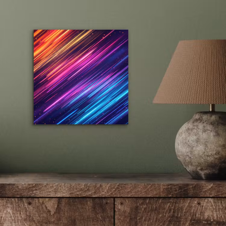 Aluminium schilderij - Snelheid - Kosmos - Kleurrijk — 3