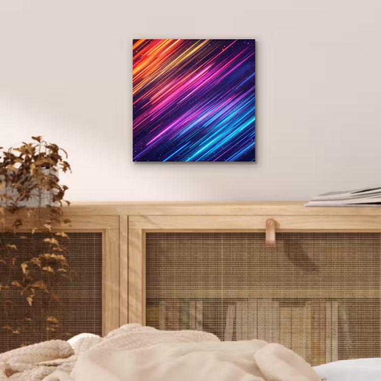 Aluminium schilderij - Snelheid - Kosmos - Kleurrijk — 4