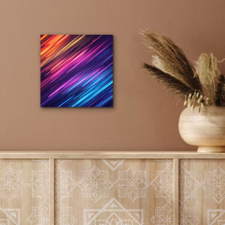 Aluminium schilderij - Snelheid - Kosmos - Kleurrijk — 5