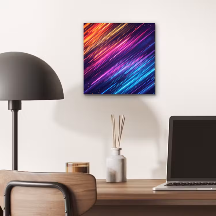 Aluminium schilderij - Snelheid - Kosmos - Kleurrijk — 6