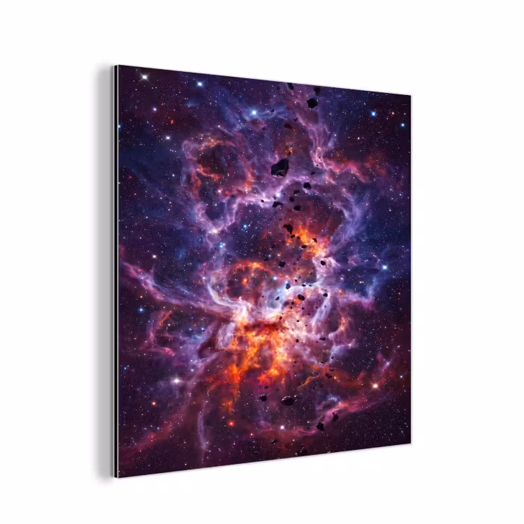 Aluminium schilderij - Space - Stars - Abstract - Colorful — 1