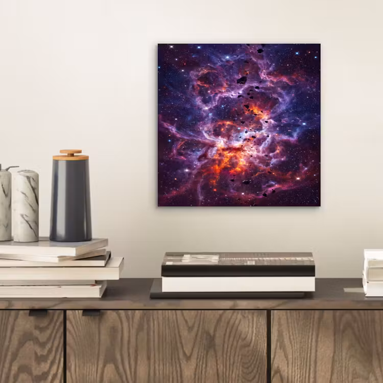 Aluminium schilderij - Space - Stars - Abstract - Colorful — 2