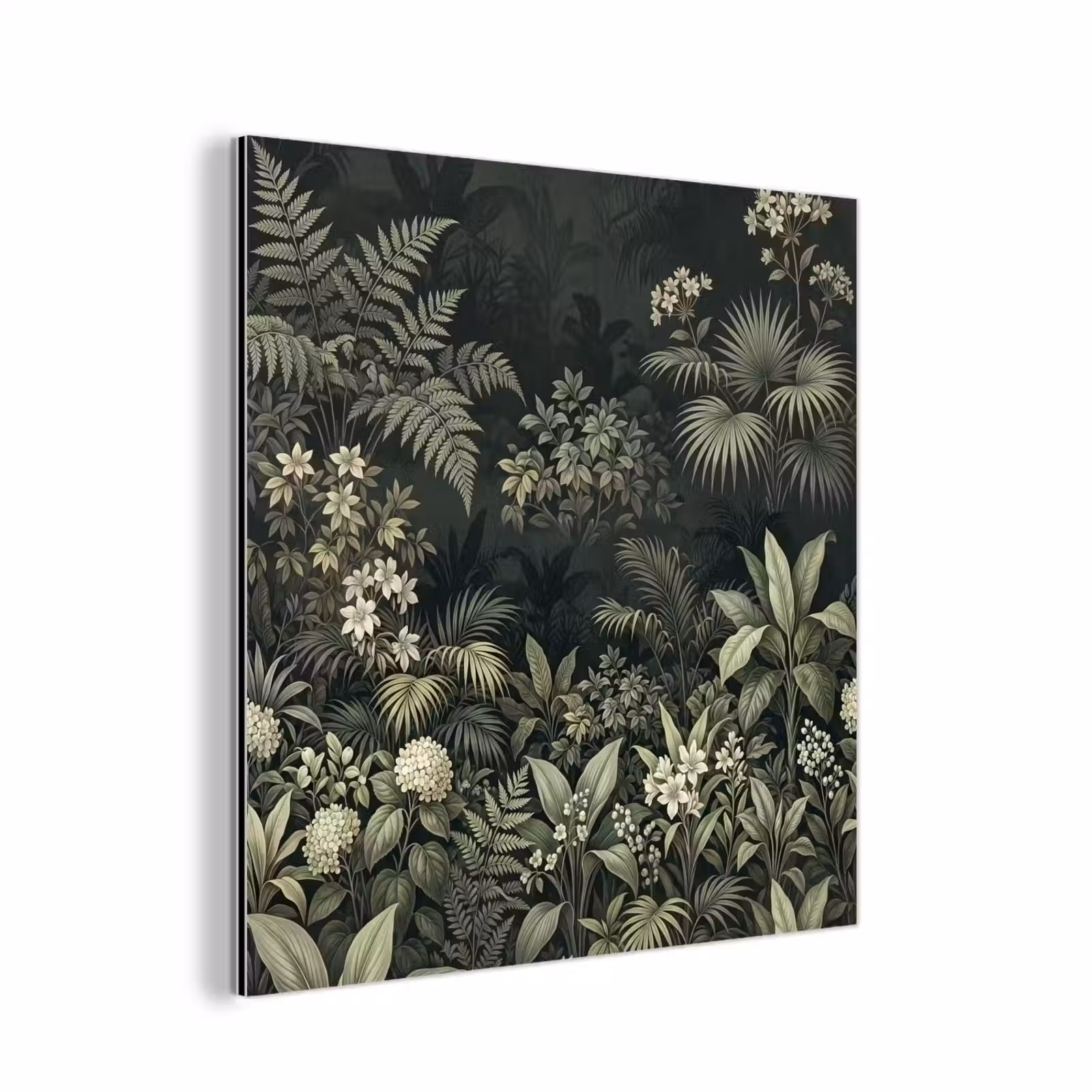 Aluminium schilderij - Jungle - Bladeren - Botanisch - Groen — 1