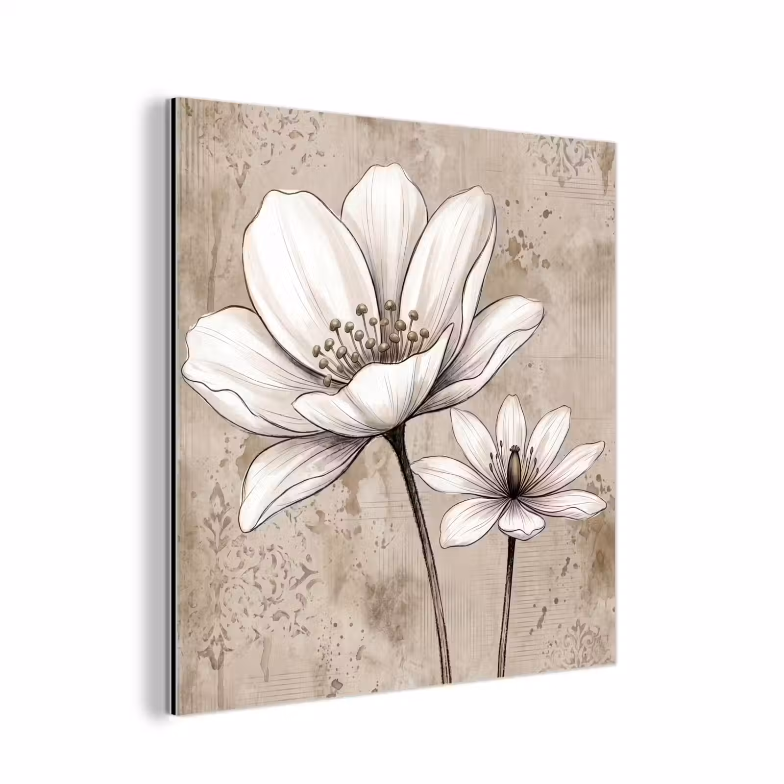 Aluminium schilderij - Modern - Design - Wit — 1