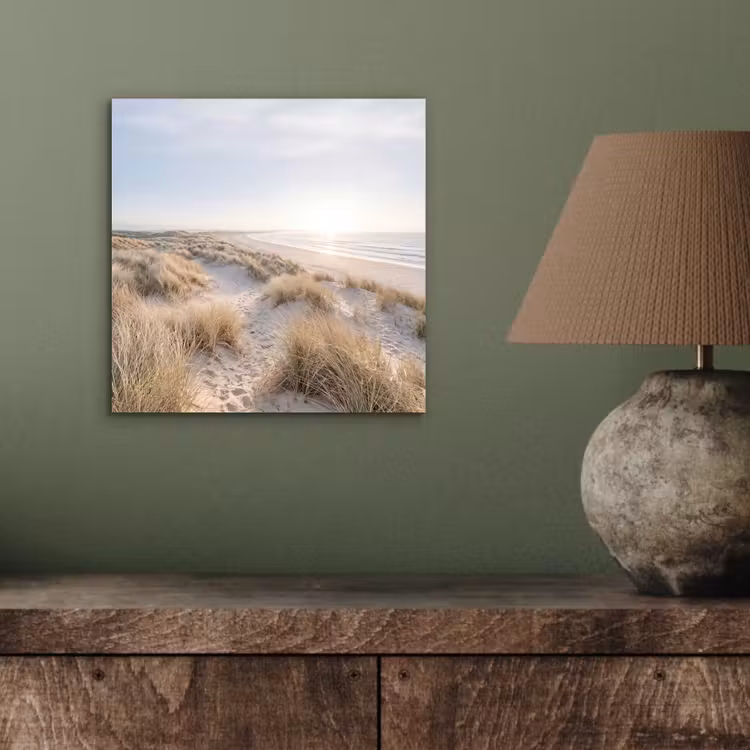 Aluminium schilderij - Duinen - Strand - Beige — 3